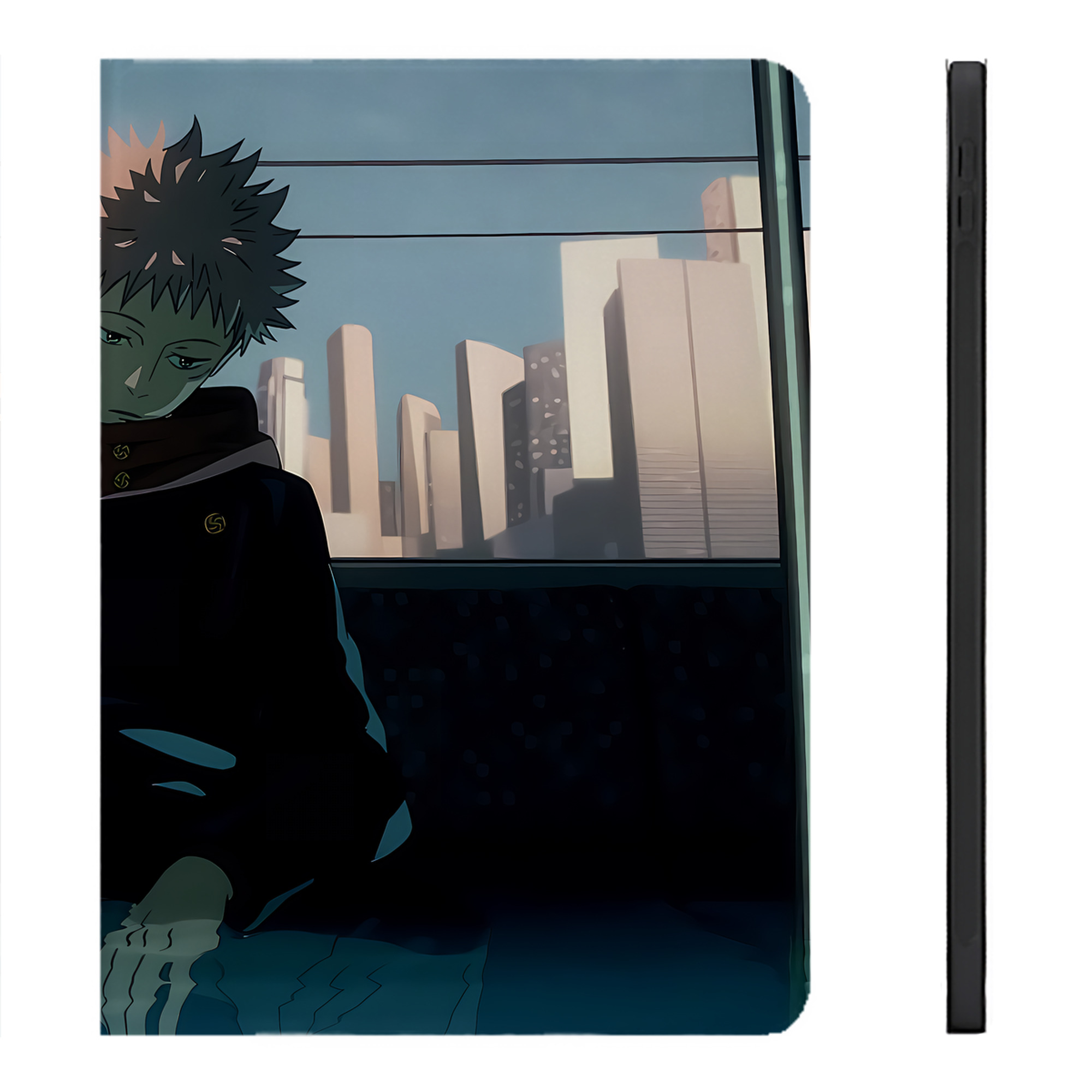 （画像用） 呪術廻戦 Jujutsu Kaisen IPadケース ペンホルダー付き ブックスタイルデザイン